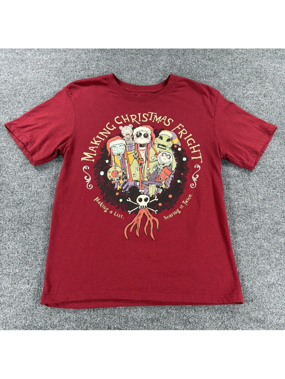 Disney The Nightmare Before Christmas Making Christmas Fright T-Shirt-Men's S